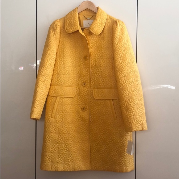 kate spade Jackets & Blazers - NWT Kate Spade Daisy Quilted Trenchcoat + Bag